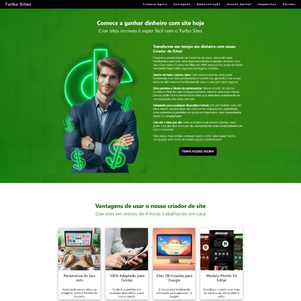 Criação de sites responsivos para microempreendedores